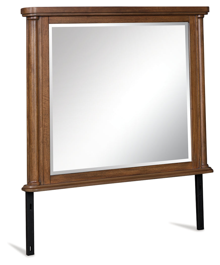 Rowlenstown Brown Bedroom Mirror by Ashley at Eve Furniture