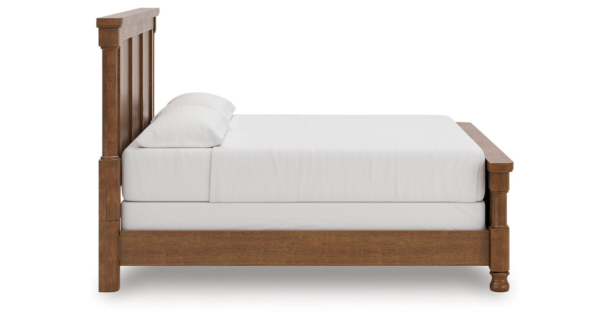 Rowlenstown Brown California King Poster Bed