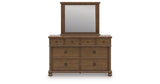 Rowlenstown Brown Dresser and Mirror