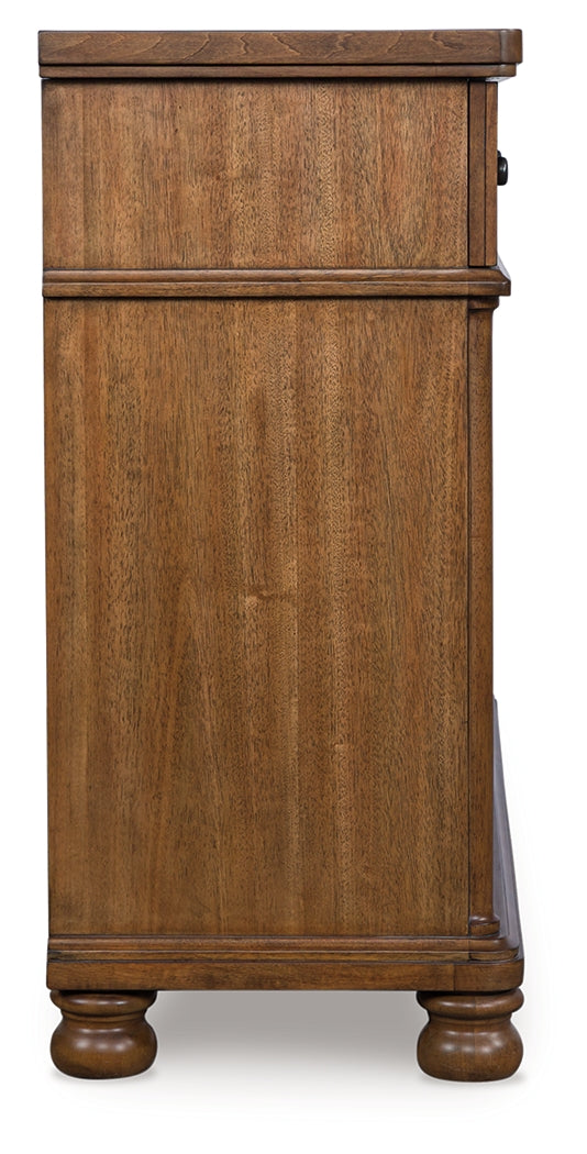 Rowlenstown Brown Dresser by Ashley at Eve Furniture