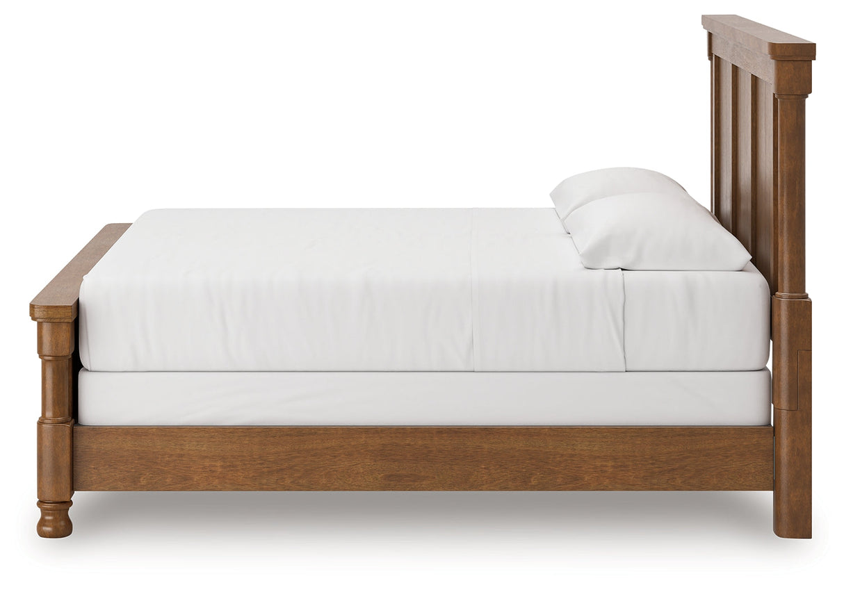 Rowlenstown Brown King Poster Bed