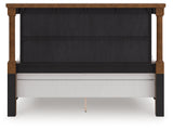 Rowlenstown Brown King Poster Bed