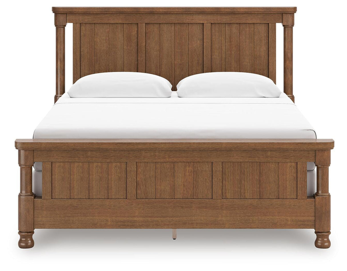 Rowlenstown Brown King Poster Bed