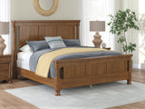 Rowlenstown Brown King Poster Bed
