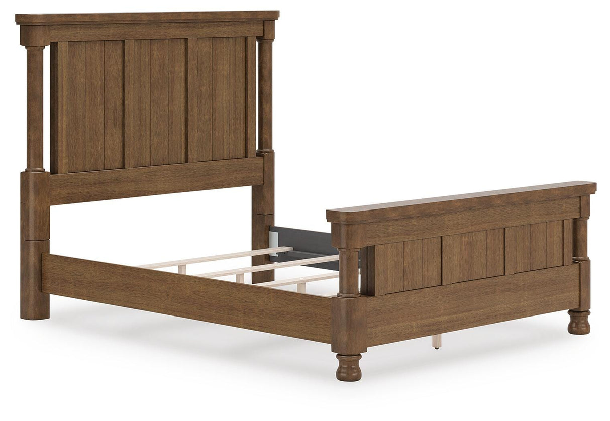 Rowlenstown Brown Poster Bedroom Set by Ashley at Eve Furniture