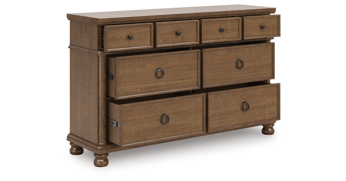 Rowlenstown Brown Poster Bedroom Set by Ashley at Eve Furniture