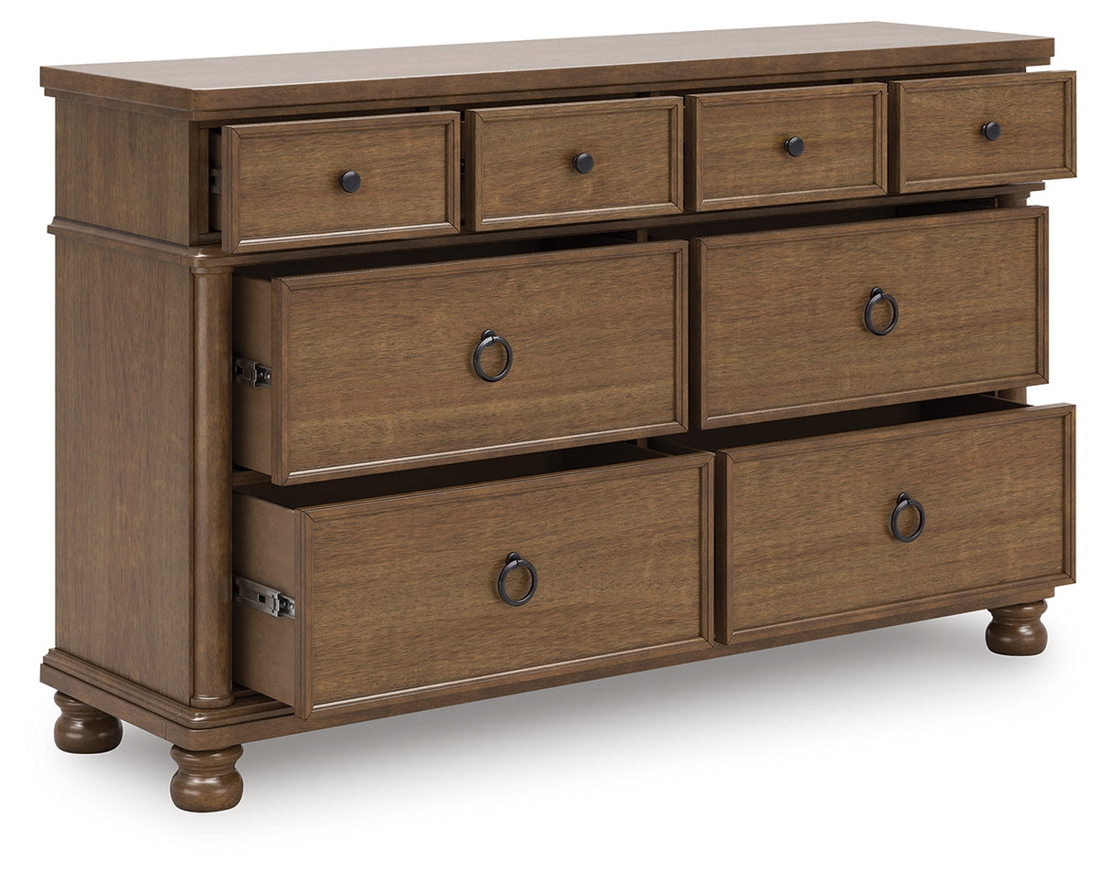 Rowlenstown Brown Poster Bedroom Set by Ashley at Eve Furniture