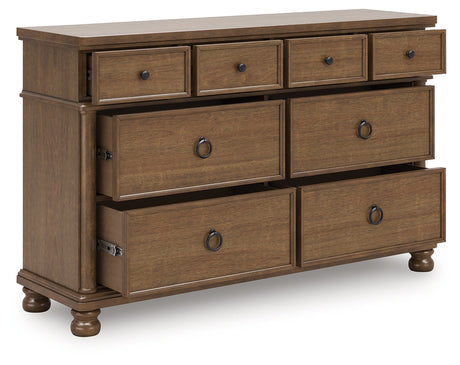 Rowlenstown Brown Poster Bedroom Set by Ashley at Eve Furniture