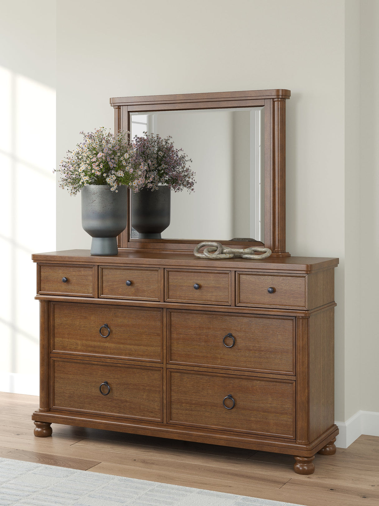 Rowlenstown Brown Poster Bedroom Set by Ashley at Eve Furniture