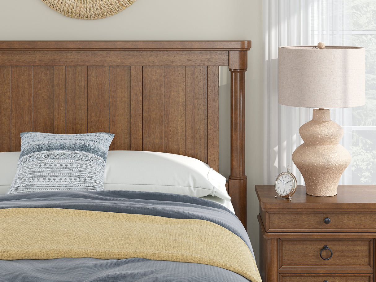 Rowlenstown Brown Poster Bedroom Set by Ashley at Eve Furniture