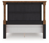 Rowlenstown Brown Queen Poster Bed