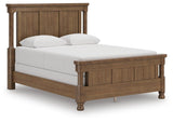 Rowlenstown Brown Queen Poster Bed