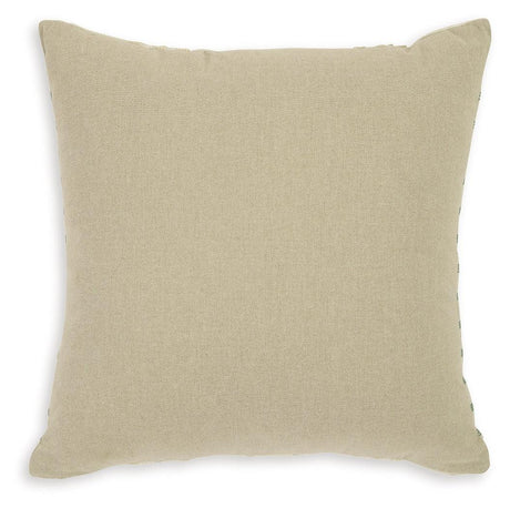 Rowton White/Green Pillow (Set of 4) by Ashley at Eve Furniture