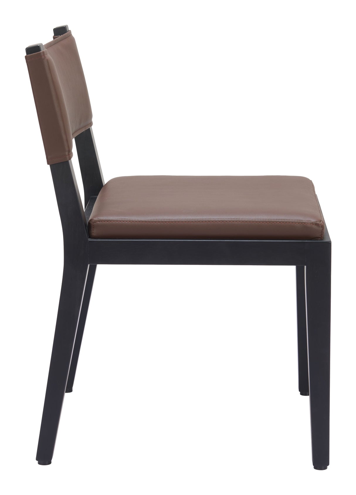 Roxas Brown Dining Chair (Set of 2) by Zuomod at Eve Furniture