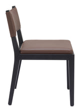 Roxas Brown Dining Chair (Set of 2) by Zuomod at Eve Furniture