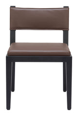 Roxas Brown Dining Chair (Set of 2) by Zuomod at Eve Furniture