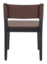 Roxas Brown Dining Chair (Set of 2) by Zuomod at Eve Furniture