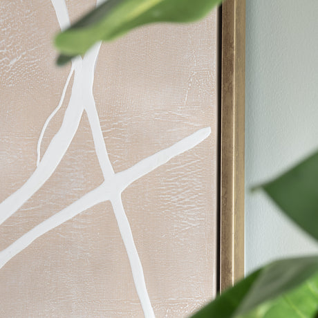 Roxbury Pink/White Canvas by Crestview at Eve Furniture