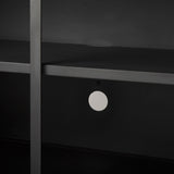 Roxdale 82.0L x 18.0W x 29.0H Acid Wash Metal Sideboard by Mercana at Eve Furniture