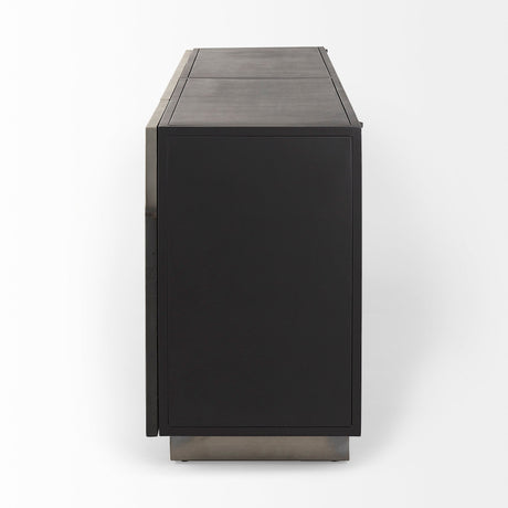 Roxdale Acid Wash Metal Sideboard by Mercana at Eve Furniture