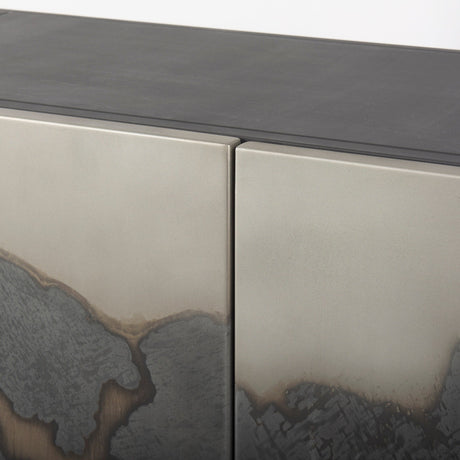 Roxdale Acid Wash Metal Sideboard by Mercana at Eve Furniture