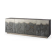 Roxdale Acid Wash Metal Sideboard by Mercana at Eve Furniture