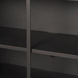 Roxdale Acid Washed Iron Metal Accent Cabinet by Mercana at Eve Furniture