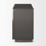 Roxdale Acid Washed Iron Metal Accent Cabinet by Mercana at Eve Furniture
