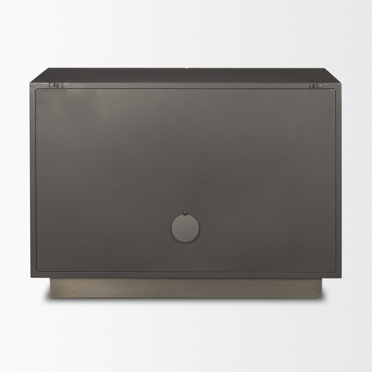 Roxdale Acid Washed Iron Metal Accent Cabinet by Mercana at Eve Furniture