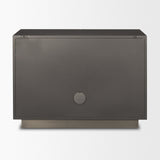 Roxdale Acid Washed Iron Metal Accent Cabinet by Mercana at Eve Furniture
