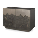 Roxdale Acid Washed Iron Metal Accent Cabinet by Mercana at Eve Furniture