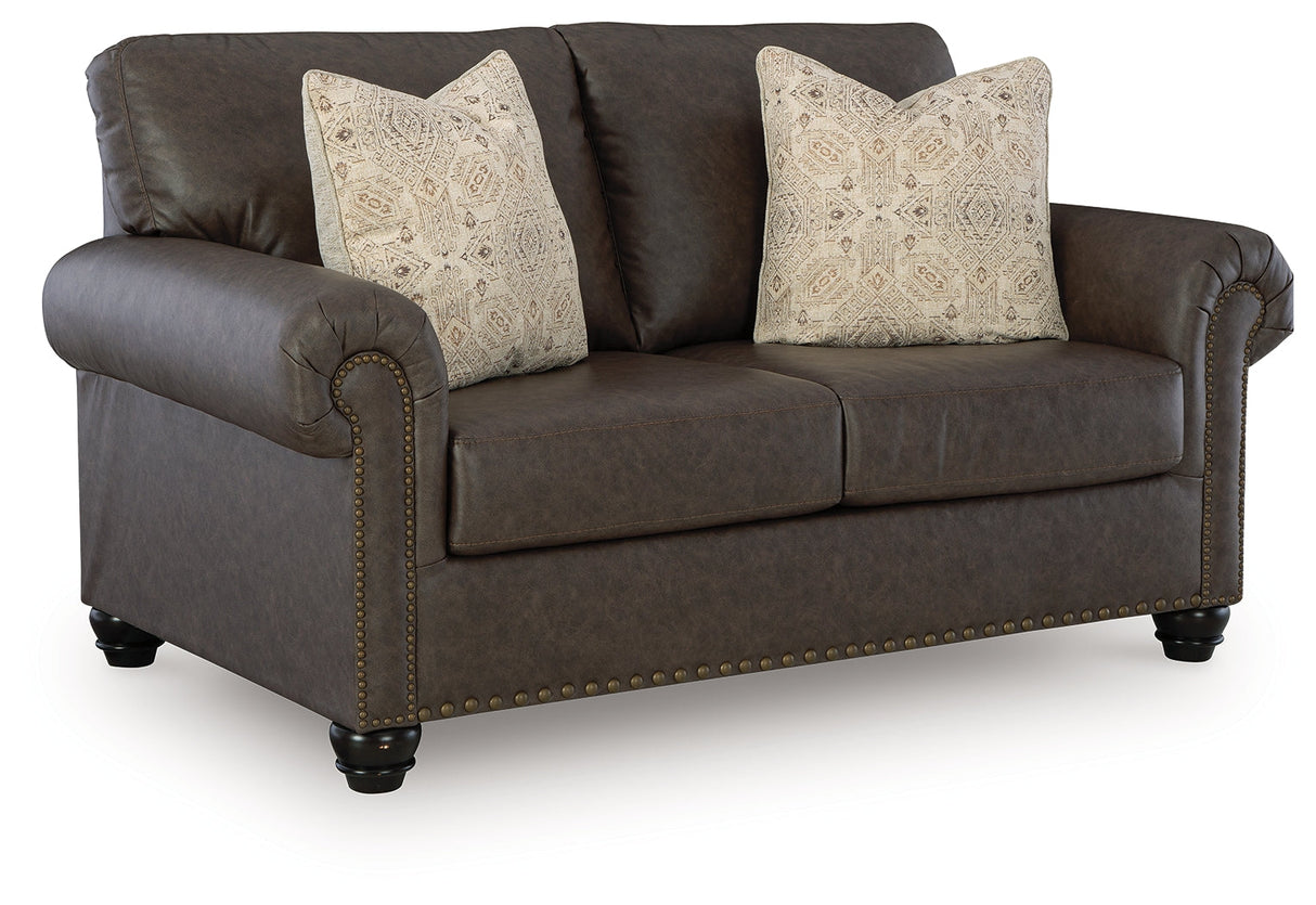 Roxmere Umber Loveseat