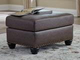 Roxmere Umber Ottoman