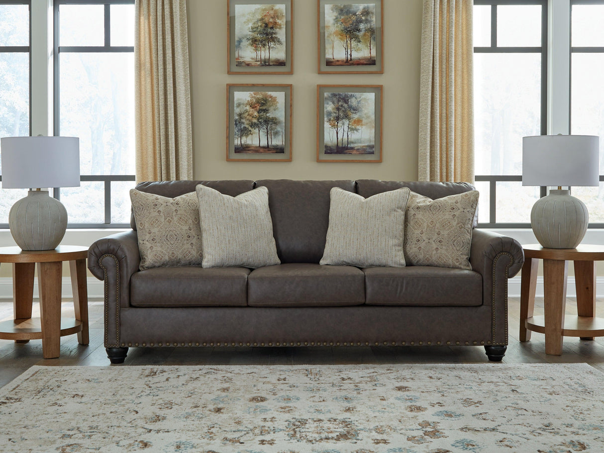 Roxmere Umber Sofa by Ashley at Eve Furniture