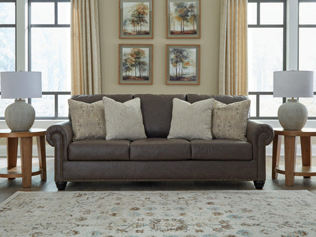 Roxmere Umber Sofa by Ashley at Eve Furniture