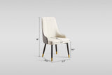 Roxy (White/Bronze) Dining Room Set by New Era Innovations at Eve Furniture