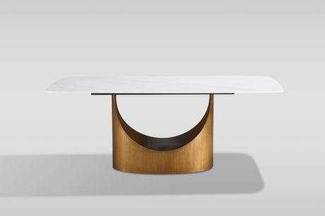 Roxy (White/Bronze) Dining Room Set by New Era Innovations at Eve Furniture