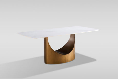 Roxy (White/Bronze) Dining Room Set by New Era Innovations at Eve Furniture