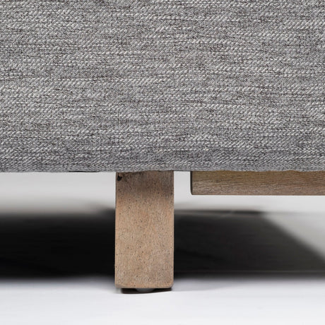 Roy I Castlerock Gray Upholstered Three Seater Sofa by Mercana at Eve Furniture
