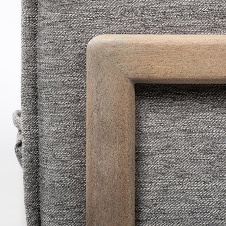Roy I Castlerock Gray Upholstered Three Seater Sofa by Mercana at Eve Furniture