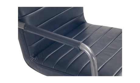 Roy Office Chair Black Leather by Moe's Home at Eve Furniture