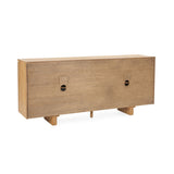 Roya 4 Door Cabinet - Natural by Classic Home at Eve Furniture