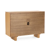 Roya Natural 2 Door Cabinet by Classic Home at Eve Furniture