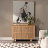Roya Natural 2 Door Cabinet by Classic Home at Eve Furniture
