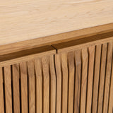 Roya Natural 4 Door Cabinet by Classic Home at Eve Furniture
