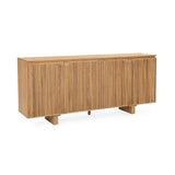 Roya Natural 4 Door Cabinet by Classic Home at Eve Furniture