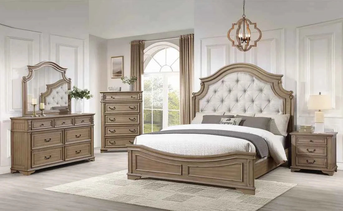 Royal Antique Brown Queen Bedroom Set by Happy Homes at Eve Furniture