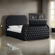 Royal Black King Platform Bed by New Era Innovations at Eve Furniture