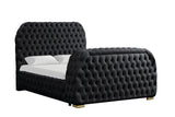 Royal Black King Platform Bed by New Era Innovations at Eve Furniture