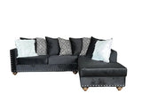 Royal Black Right Arm Facing (RAF) Sectional by New Era Innovations at Eve Furniture